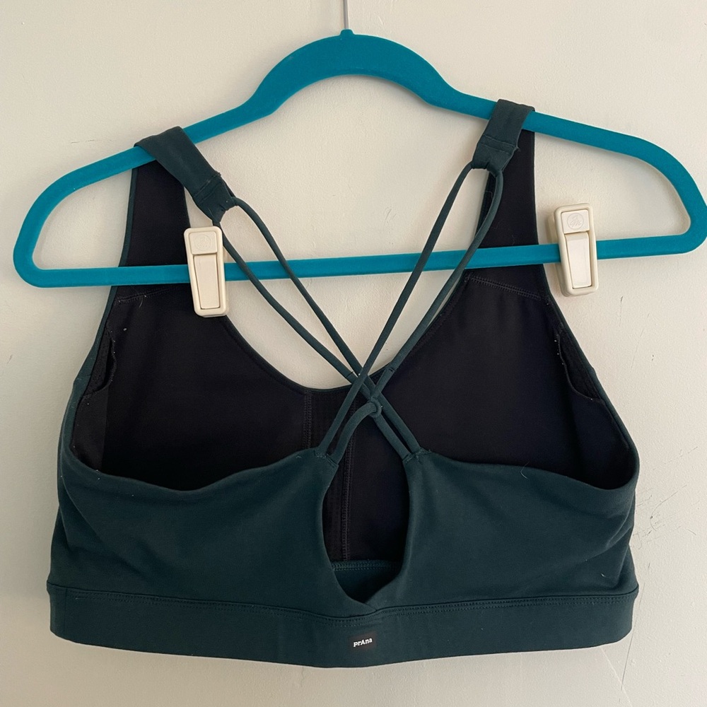 Prana Everyday Bra in Dark Green XL - Picture 3 of 12